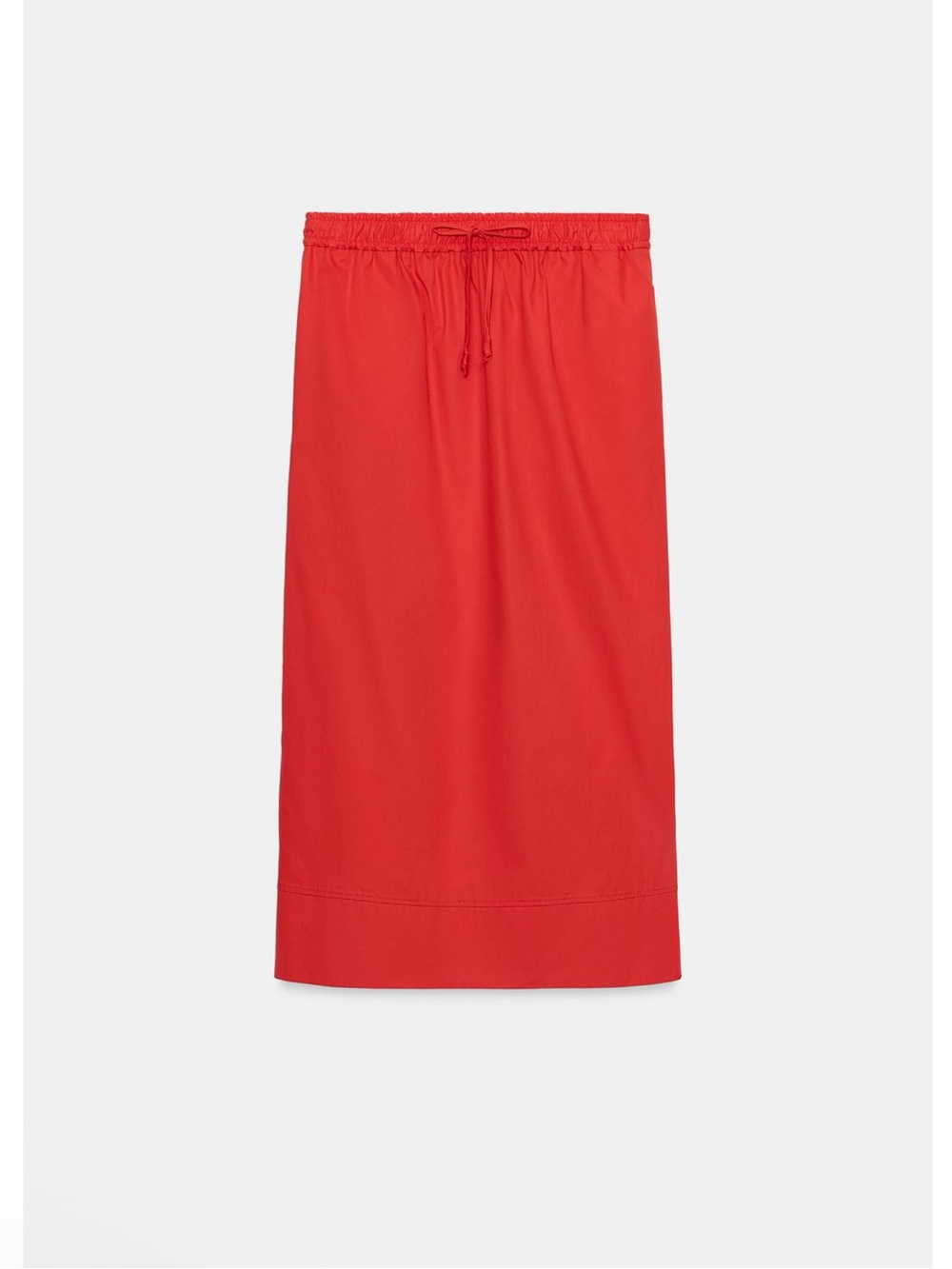 ZARA ZW COLLECTION POPLIN MIDI SKIRT SIZE XS - Picture 5 of 16